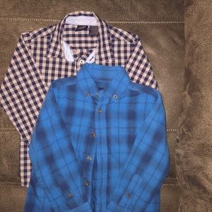 Bundle of 2 boys button down shirts